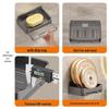 Wall-Mounted Draining Soap Holder: Punch-Free, No Water Accumulation, Creative Bathroom Storage Rack