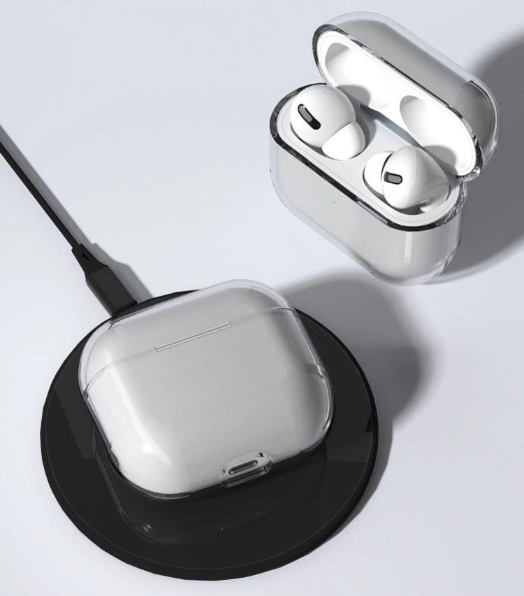 Etui Do Airpods 2 / Airpods 1 Sztywny Mocny Pokrowiec Na Słuchawki Przezroczysty (Case A)