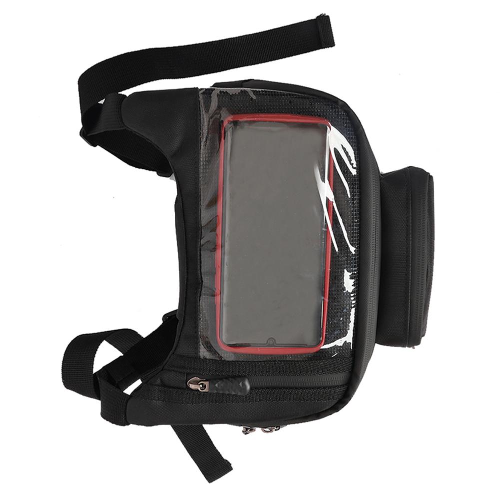 Touch Screen Motorcycle Front Bag Large Capacity Front Fork Storage Bag Multifunction Waterproof for Electric Bike Motorcycle