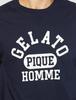gelato pique Homme College Logo Pullover PMCT224921 NVY M Men's