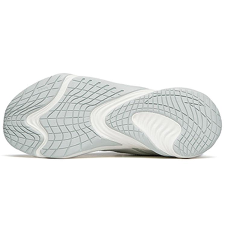 Anta Running Collection Mesh Lightweight Cushioning Low Top Running Shoes Women's White Gray 122145523-3