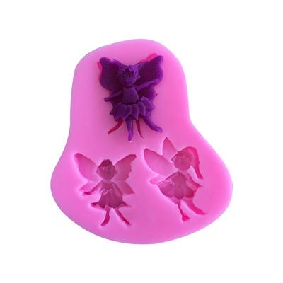 Trei albine mici și îngerii forme pentru prăjituri DIY silicon flip zahăr coacere zahăr artă în relief