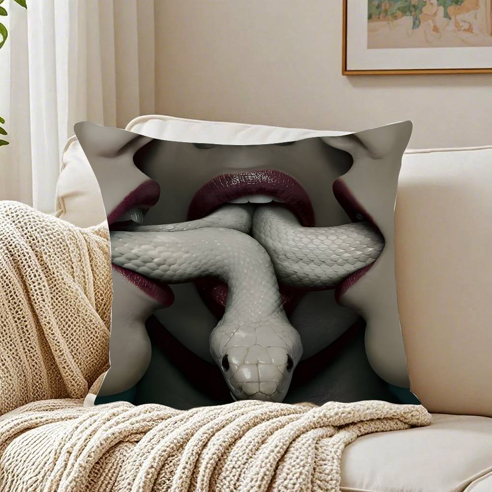 A-AHS American Horror Story TV Movie Pillow Case Pattern Printed Pillowcase for Living Room Sofa Cushion Cover & Bedroom Decor