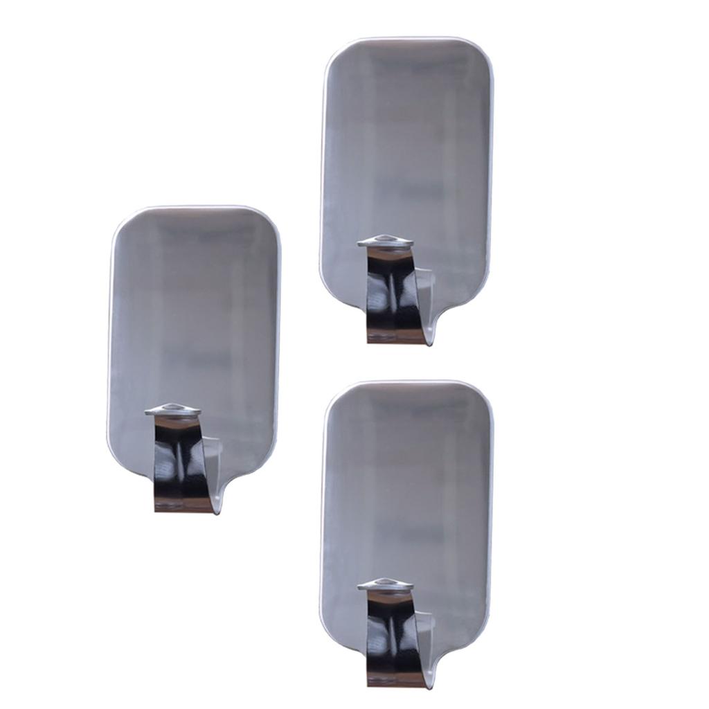 Stainless Steel Adhesive Hook Multifunctional 1.5kg Load Bearing Stick On Wall Hangers for Kitchen