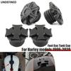Gas Cap Vented Cross Fuel Tank Cap For Harley Touring Road King Street Glide Sportster 883 Dyna Softail 96-2020 Motorcycle Black Fuel Tank Caps3