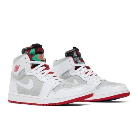 

Air Jordan 1 High Zoom Comfort Hare CT0978-100 EU 41 белый/серебряный