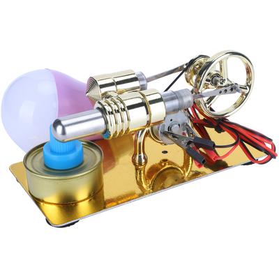 Stirling Engine Model Generator Motor Bulb External Combustion Physics Education Science Toy