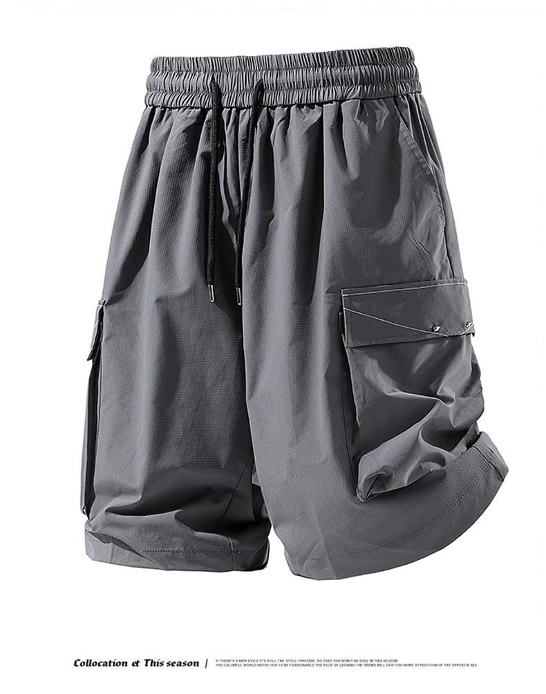 Men's Casual Hooded Half-Zip Short Sleeve T-Shirt & Shorts Set - Summer 2026 Trend