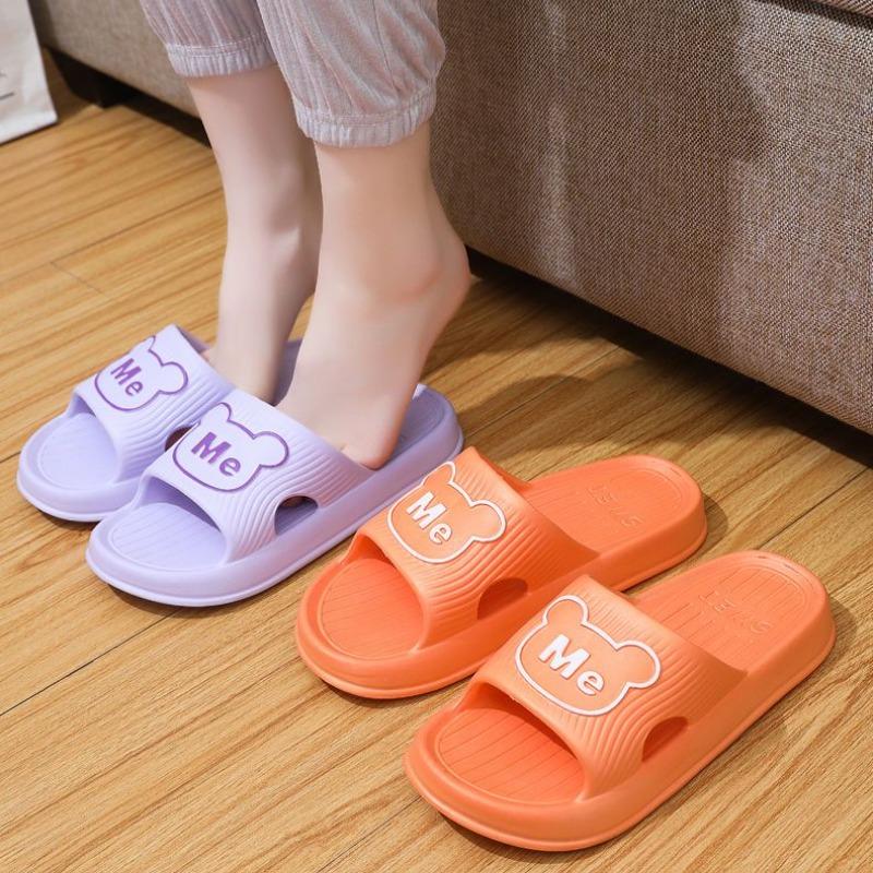 Bathroom Slippers Female Summer Home Non-slip Sandals Soft Bottom Anti-odor Slippers