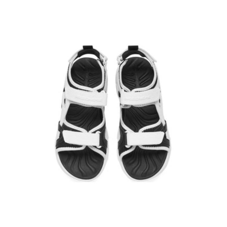 Skechers Sandali Uomo Bianco Nero Mecha Sandali da Spiaggia Moda Versatili 894065-WBK