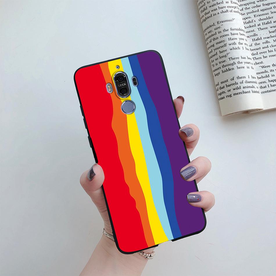 Silicone Case for Huawei Mate 9 10 Pro Soft TPU Protective Cute Butterfly Flower Phone Back Cover Mate9 Mate10 10Pro Case Fundas
