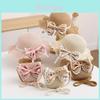 Childrens Summer Straw Hat And Bag Set With Wide Brim Sun Protection For Girls