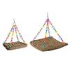 Durability Grass Bird Hammock Bird Rope Net Woven Parrots Platform Bird Toy for Pet Owners Of Parakeets