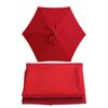 2M Patio Umbrella Cloth Replacement Sun Protection Outdoor Market Table Hanging Umbrella Canopy Parasol Top Shade Cover Umbrella Supplies