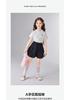 Girls' Casual Pants with Ear Fungus Edge Flower Bud Outer Shorts