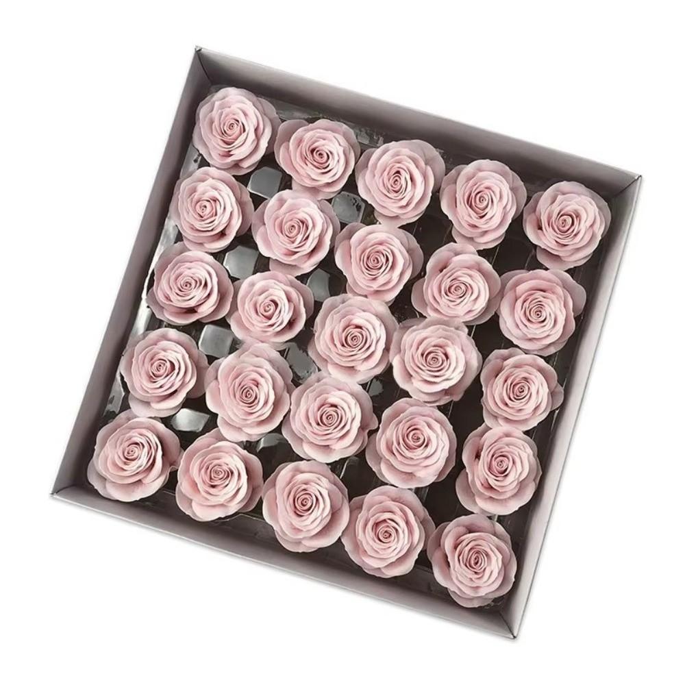 25Pcs Five Layer Rose Foam Rose Realistic Floral Foam Rose Heads  Wedding Decorations