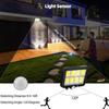 Solar Parking Lot Lights 300LM Solar Powered Bright Garden Light 3 Modes Motion Sensor Outdoor Lights For Outside Garden Yard