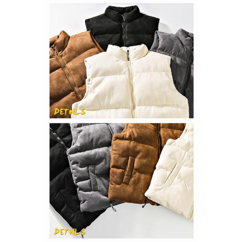 Loose Stand Collar Thick Warm Vest For Women Winter Autumn