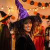 Lace Trim Halloween Wrinkled Witch Hat Gothic Cosplay Party Witch Hat  Cosplay Event