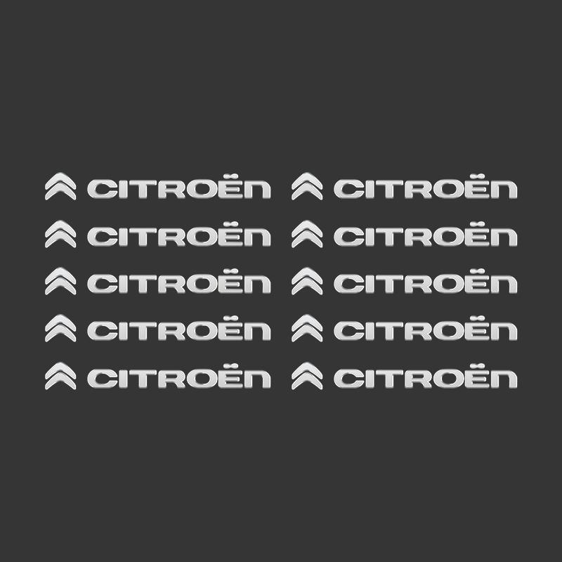Sticker 3D Car Styling logo metallico etichetta personalità decalcomanie adesivi impermeabili Per Citroen C4 C5 C3 C2 C1 C4L C6 Picasso Saxo