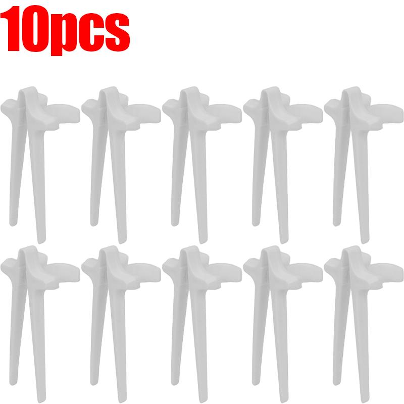 1/10pcs Plastic Finger Snack Clip for Games Player Snack Chopstick Holder Funny Chopsticks Gamer Clips Reusable Lazy Artifact