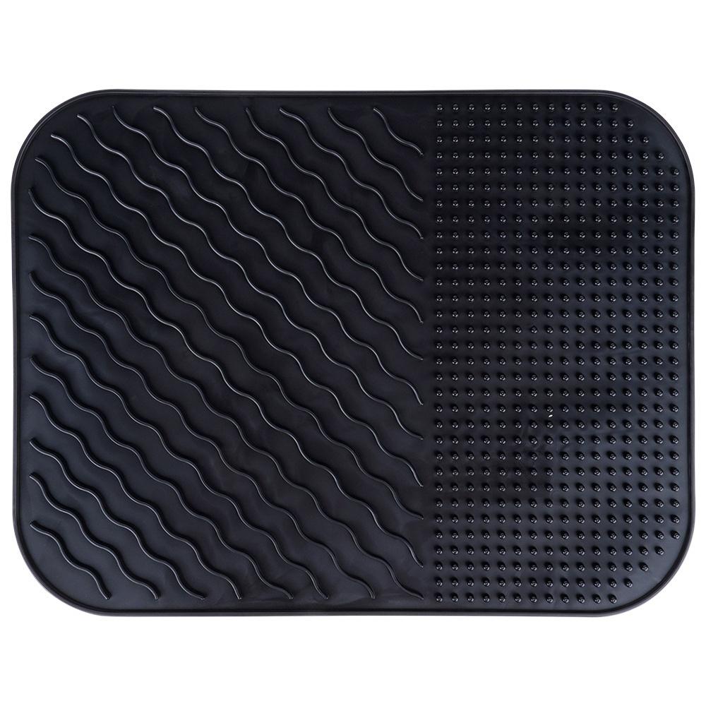 Dish Drying Mat Kitchen Rack Drainer Pots and Cups