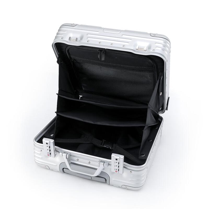 JOURHEY SHI 18-inch Aluminum Magnesium Alloy Carry-On Suitcase