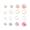 10 Τμχ/παρτίδα Διχαλωτές Χάντρες Διάστασης Κύκλοι Τοποθέτησης Κρίκοι Για DIY Βραχιόλια με Χάντρες Αξεσουάρ Κατασκευής Κοσμημάτων