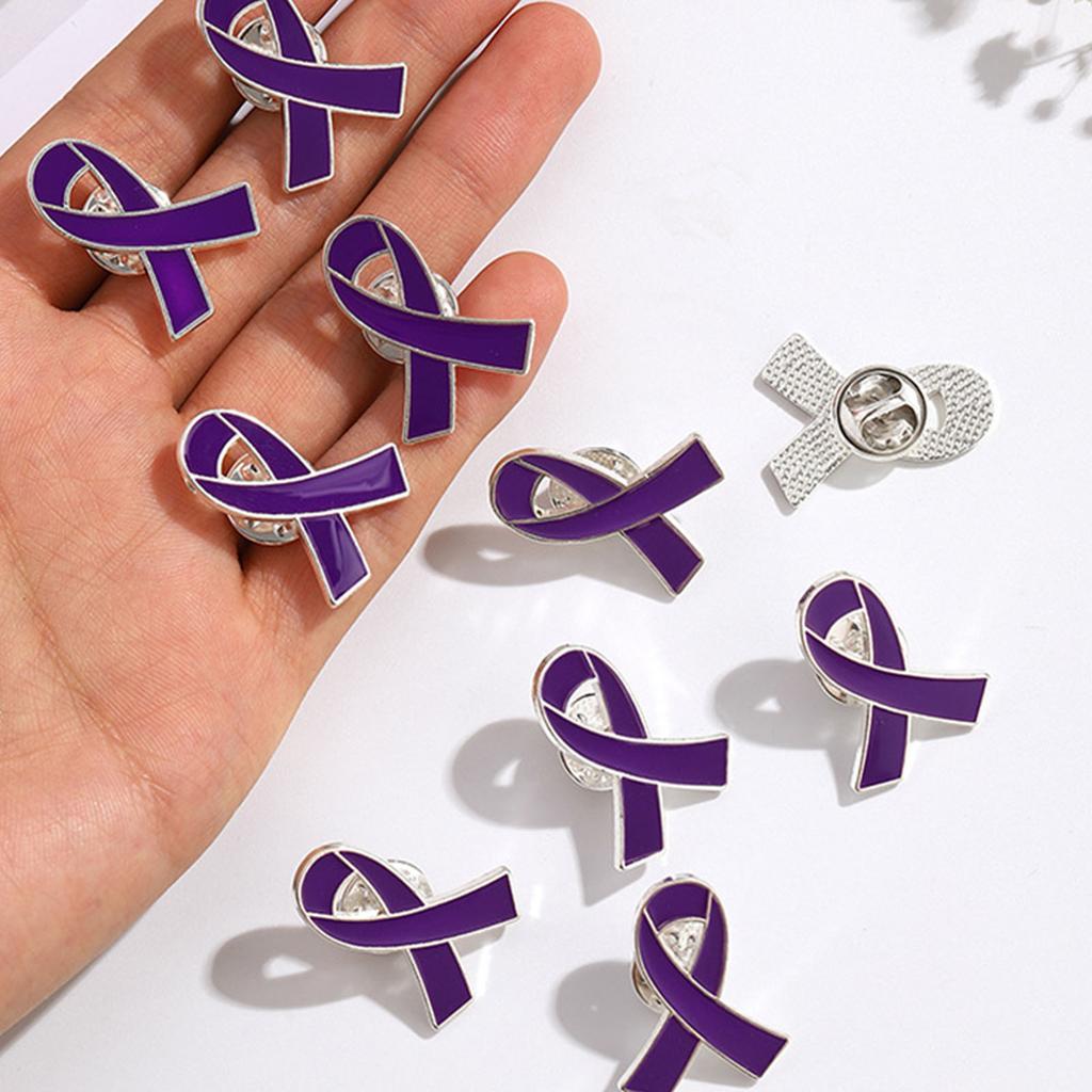 20Pcs Versatile Ribbon Brooch Pins for Fundraising Event Stylish Volunteer Jewelry Gift Safety Corsage Pins