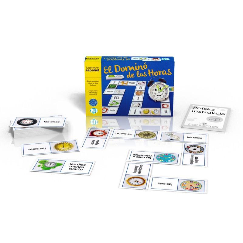 Spanish El Domino de las horas. Language game. ELI & ET TOI