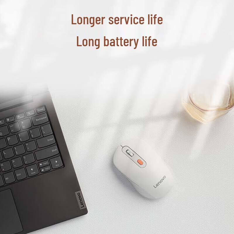 Lenovo Wireless Bluetooth Dual-Mode Rechargeable Ergonomic Mouse