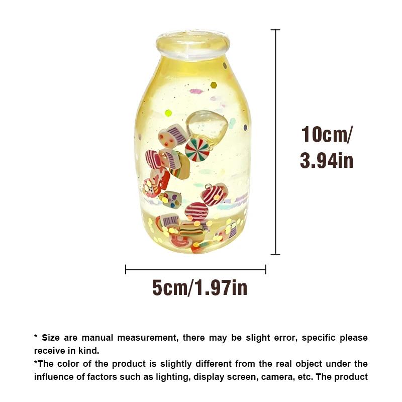 Sparkling Bottle Squish Ball Water Bottle Fidget Toy Sensory Novelty Toys For Adults Anti Stress Relief Birthday Party Gifts