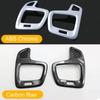 For Jeep Compass 2017 2018   Carbon Fibre Car Front Left and Right Air Vent Outlet Panel Frame Cover Trim Car Styling