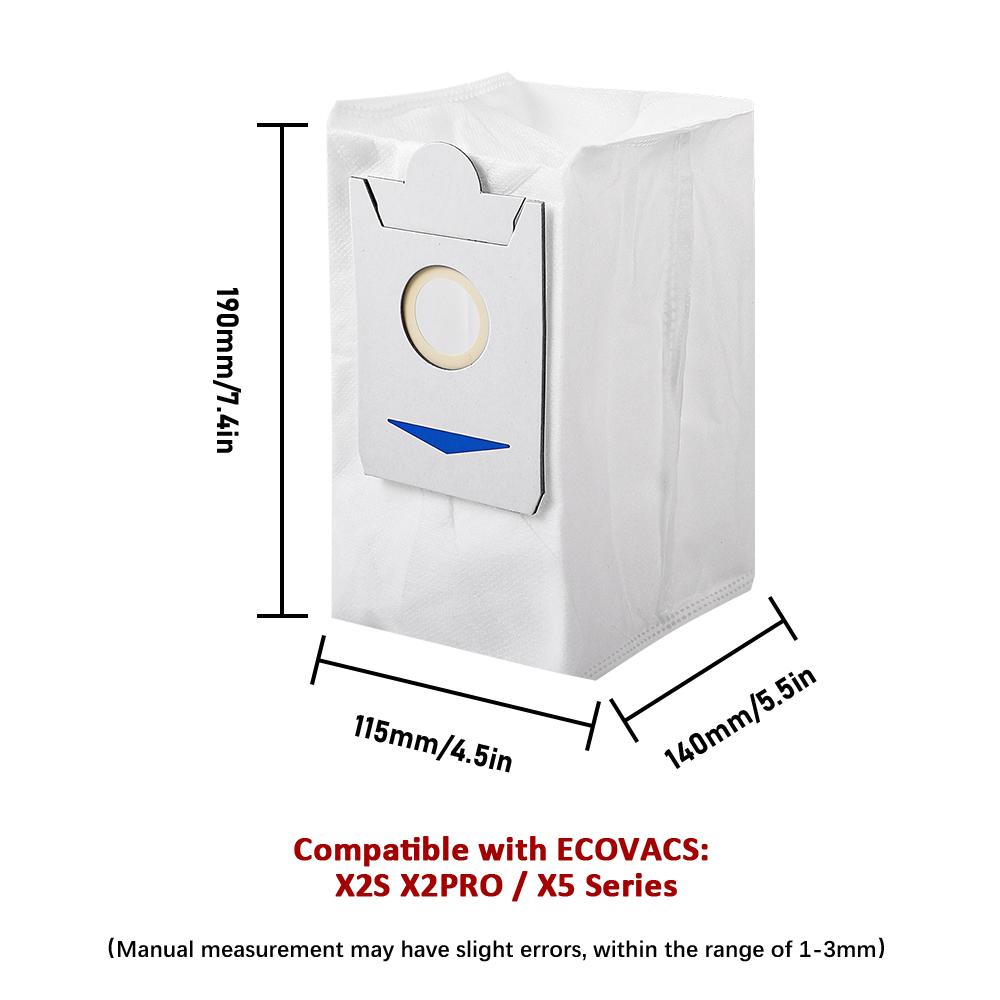 Stofzak Hoofdzijborstel Filter Dweil Accessoires Voor Ecovacs X5 OMNI / X5 PRO OMNI Robotstofzuiger X5Pro X5 Max Vervangingsonderdelen