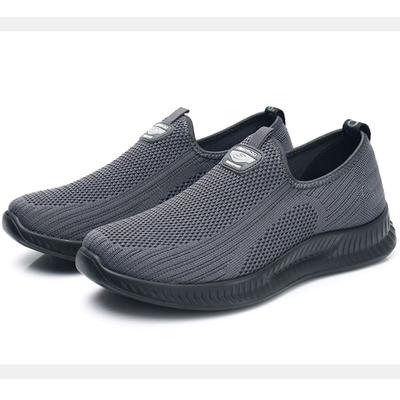 Herren Leichte Laufschuhe Mittelalterliche und Ältere Rutschfeste Weichsohlige Lässige Sportschuhe Frühling und Sommer Herrenschuhe