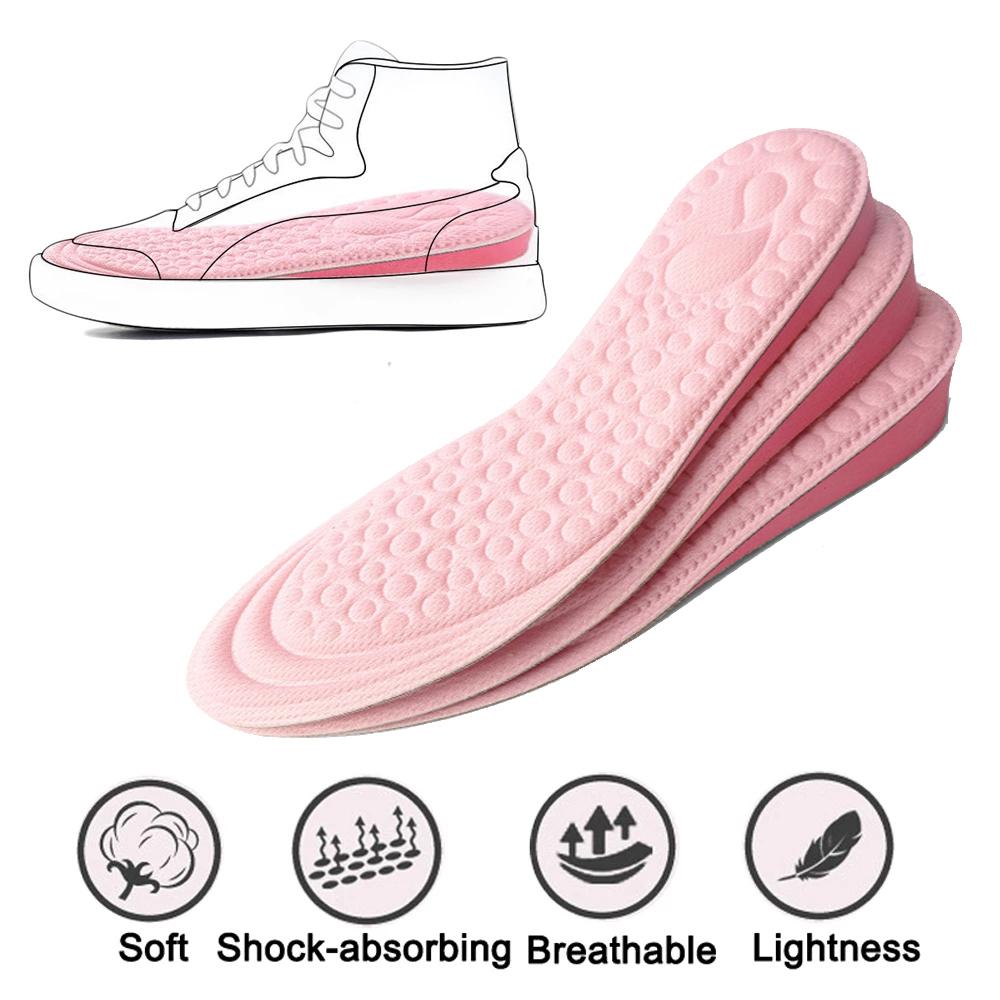 

Height Increase Insoles for Women Shoes Inner Soles Shoe Insert Heel Lift Heightening Template Cushion EVA Memory Foam Insoles EU37-38