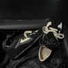 Cowhide Version~ Genuine Leather Horse Hair Miu Fengde Training Shoes Women's Thick-soled Round Head Lace-up Casual Sports Shoes Forrest Gump Board Sh