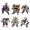 MOC Anime Action Figures Small Mecha Assembled Robot Puzzle Creative Octopus Gold Exoskeleton DIY Toys for Kids Birthday Gifts