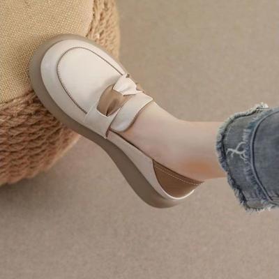 Damen Kleine Weiße Schuhe Slipper Weichsohle Slip-On Damen Ballerinas Schuhe Luxuriös Leicht Damen Mokassins Schuhe Günstiger Freizeitschuh