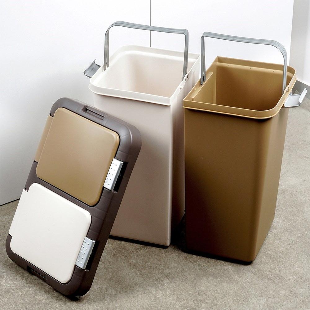 Kunststoff-Abfalltrennsystem 2x20 l