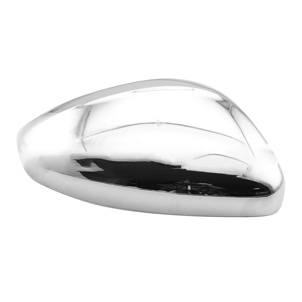 1Pc Plating Door Wing Mirror Cover Cap Housing ForPeugeot 208 Models 2012- Right/Left Car Side Mirror Cover Cap Right