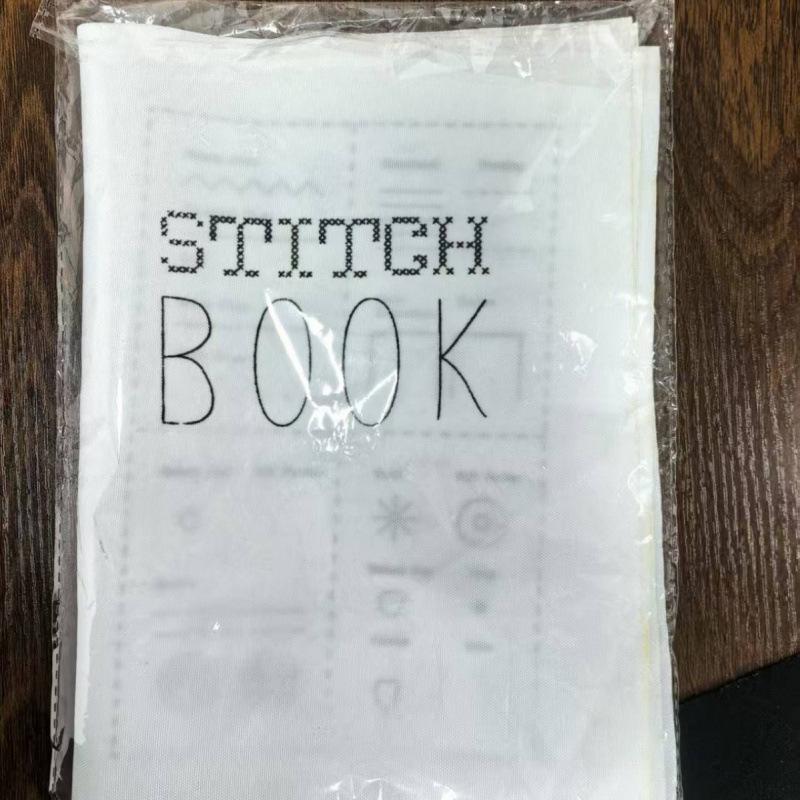 DIY Linen Embroidery Stitch Sample Book for Embroidery Enthusiasts