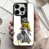 Game G-Ghost Of Y-Yotei  Phone Case For iPhone17,16,15,14,13,12,11 Plus,Pro Max Black Candy Silver Plated Cover