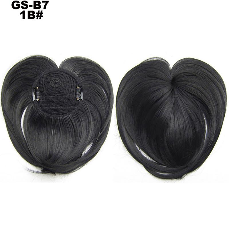 Hair Bangs Blunt-Bang Clip On Hair Extension False Fringe Women's Hairpieces