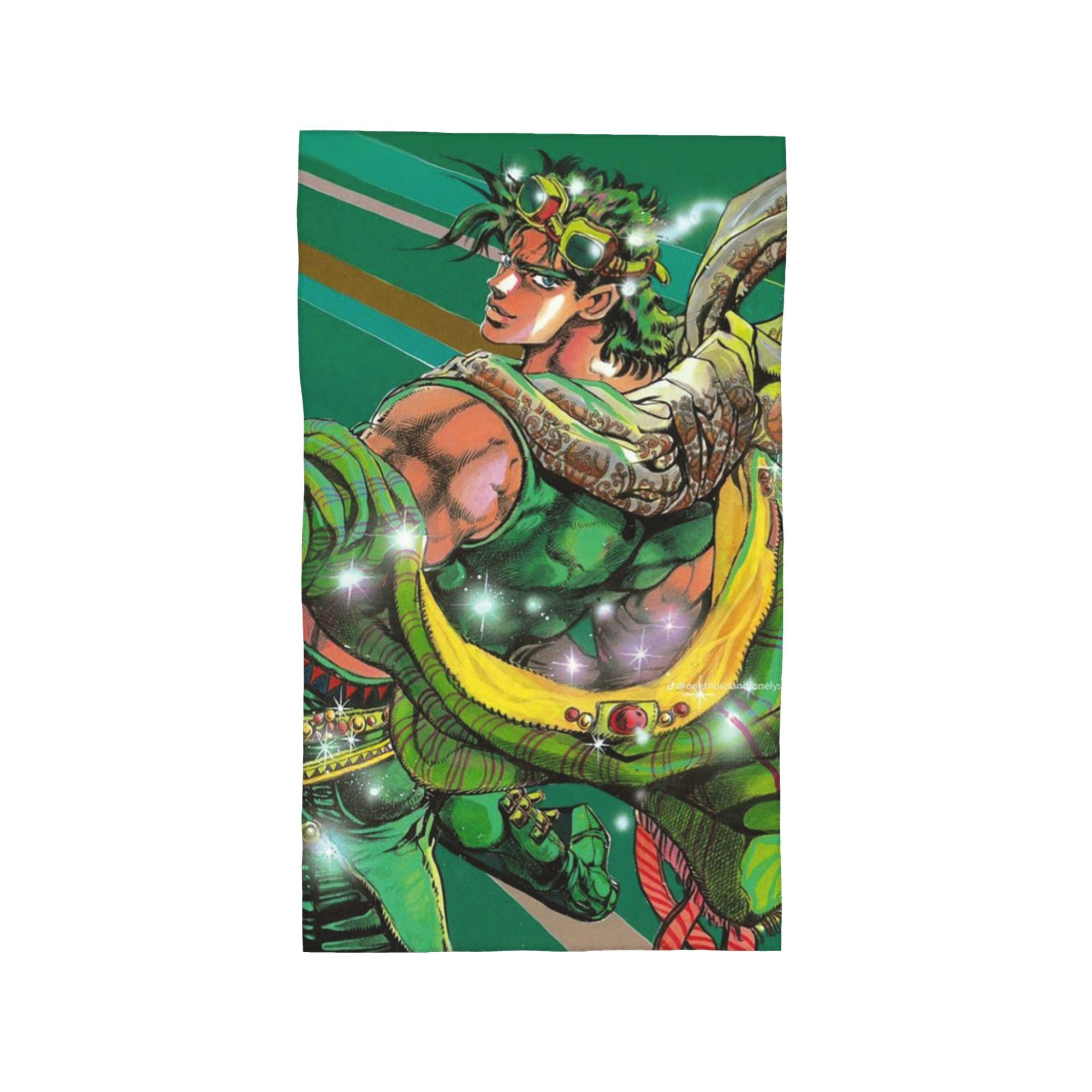 

Jojo Bizarre Adventure Joseph Joestar Soft Face Towel Quick Dry Pool Bath Cotton Towels Absorbent Quick W30*H60(CM)