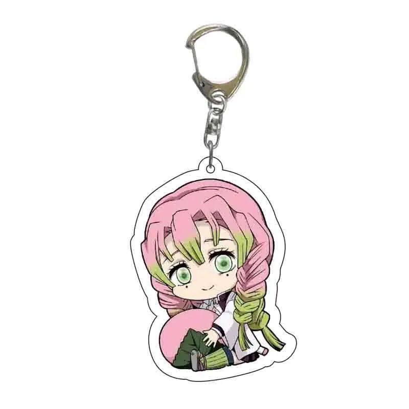 Ghost Slayer Blade Acrylic Keychain Backpack Anime Peripheral Clone Series Creative Jewelry Gifts Toys Anime Cartoon Frind