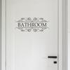 English Slogan Bathroom and Toilet Door Stickers for Home Beautification Wall Stickers