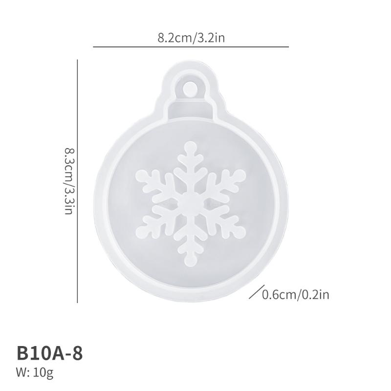 

Christmas Reindeer Pendant Resin Mold DIY Holiday Christmas Cat Paw Pendant Tag Decoration Silicone Mold