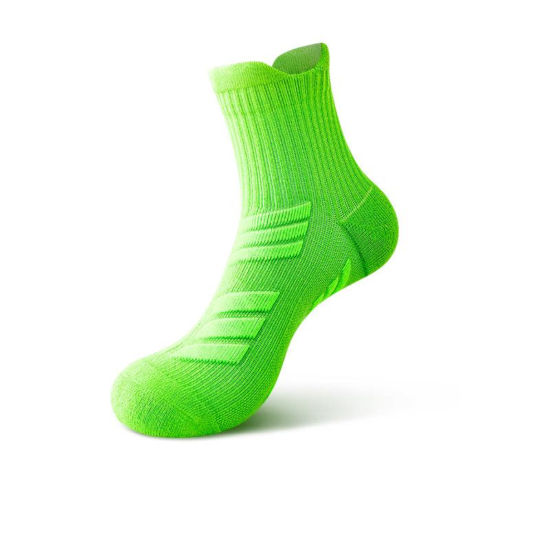Men's Pure Cotton Deodorant Thick Towel Bottom Marathon Running Badminton Basketball Professional Sports Socks