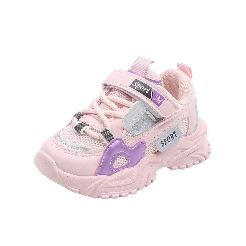 Sports Shoes for Girls Spring and Autumn Children Soft Soled Breathable Mesh Shoes for Boys Light Toddler Shoes Casual Shoes